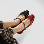 Women's Mary Jane Shoes Black Orthopaedic Synthetic - 6