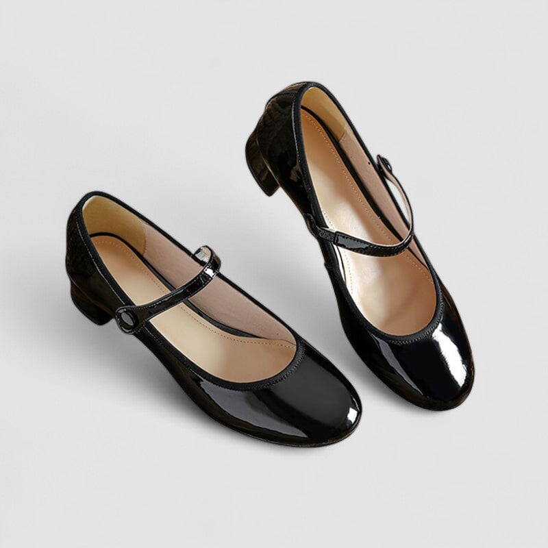 Women's Mary Jane Shoes Black Orthopaedic Synthetic - 8
