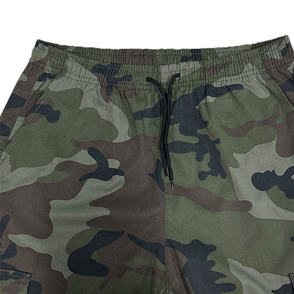 Men's Camouflage Cargo Shorts - Gray | Hensley London