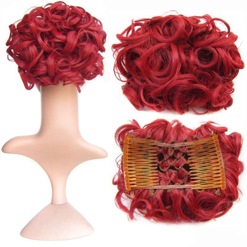 Messy Curly Bun Extensions with Soft Comb Clips – Instant Volume for All Hair Types 29