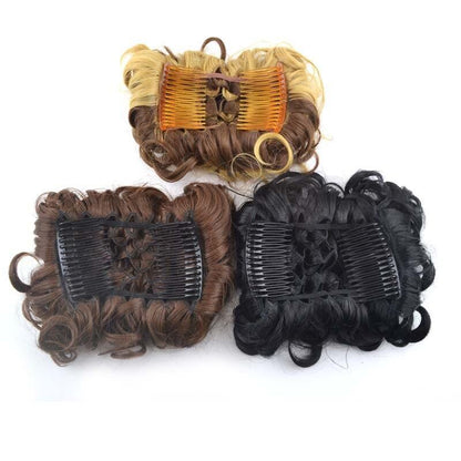 Messy Curly Bun Extensions with Soft Comb Clips – Instant Volume for All Hair Types 3