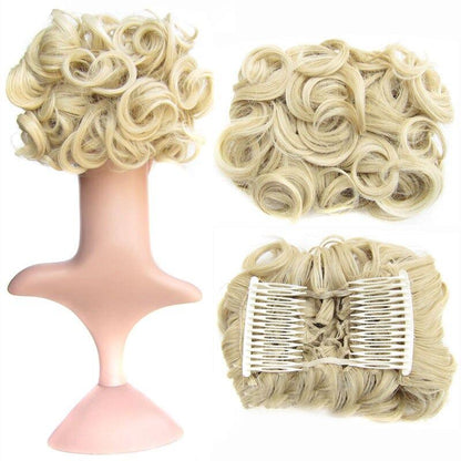 Messy Curly Bun Extensions with Soft Comb Clips – Instant Volume for All Hair Types 38