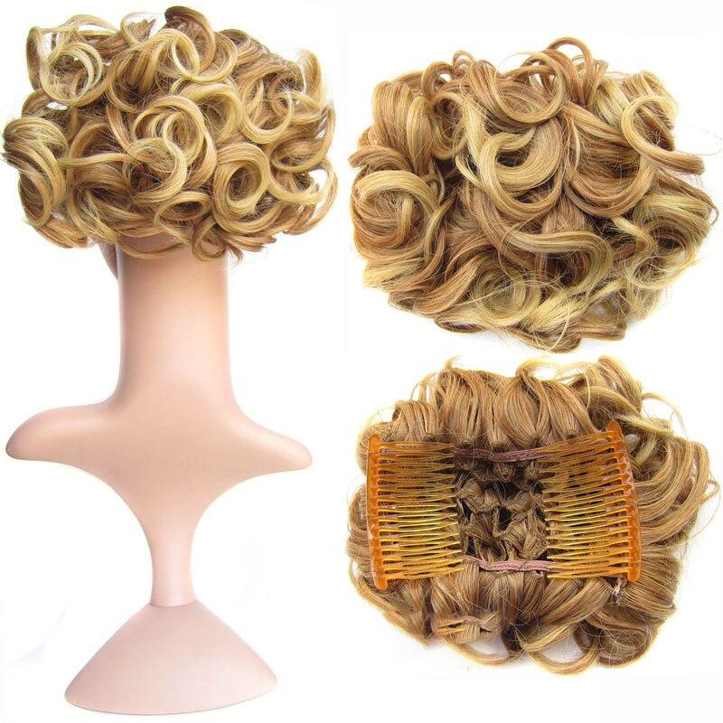 Messy Curly Bun Extensions with Soft Comb Clips – Instant Volume for All Hair Types 40