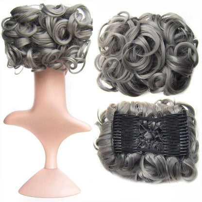Messy Curly Bun Extensions with Soft Comb Clips – Instant Volume for All Hair Types 7