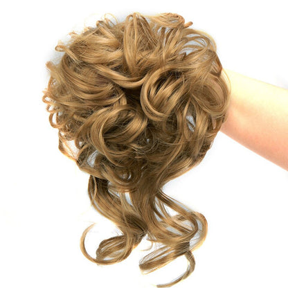 Messy Curly Hair Bun Extensions Scrunchie - Lightweight High-Temperature Fiber Hair Accessory for Effortless Styling 13