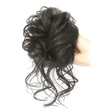 Messy Curly Hair Bun Extensions – Effortless Scrunchie Hair Accessory for Quick Styling, Soft High-Temperature Fiber 7