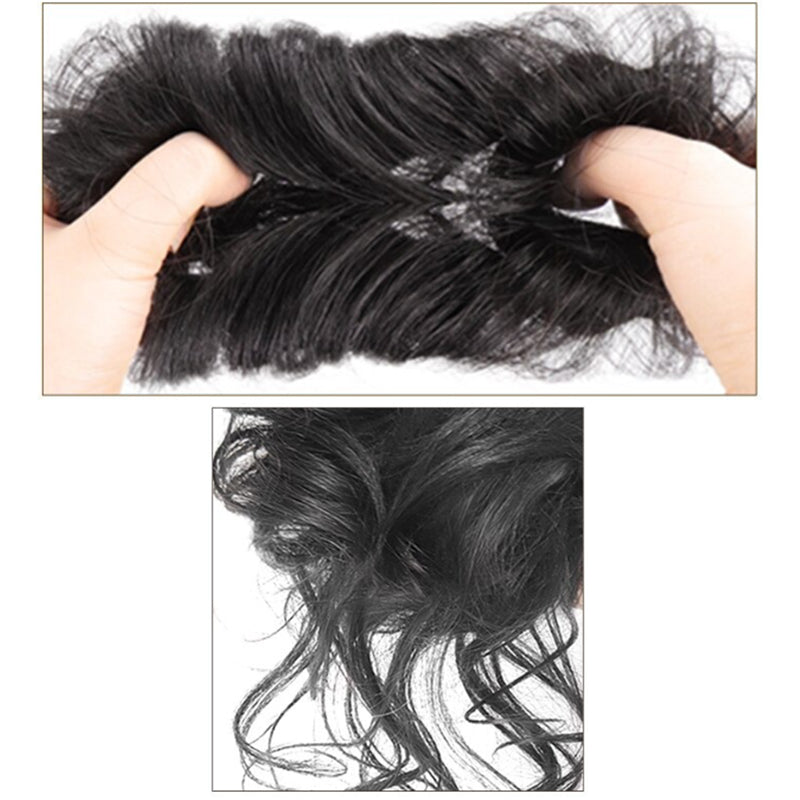 Messy Curly Hair Bun Scrunchie Extensions – Lightweight, Voluminous Hair Accessory 4