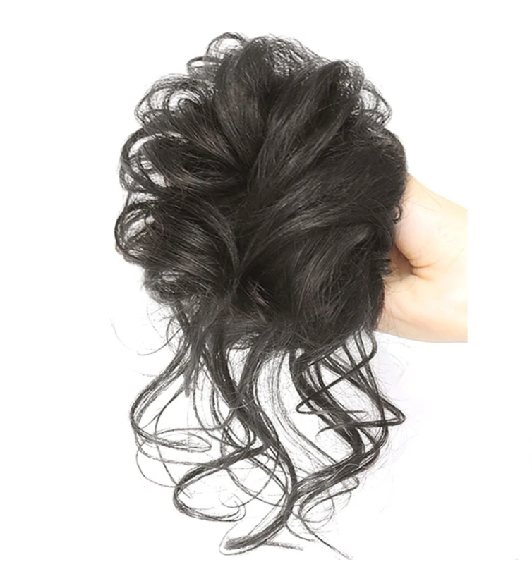 Messy Curly Hair Bun Scrunchie Extensions – Lightweight, Voluminous Hair Accessory 5