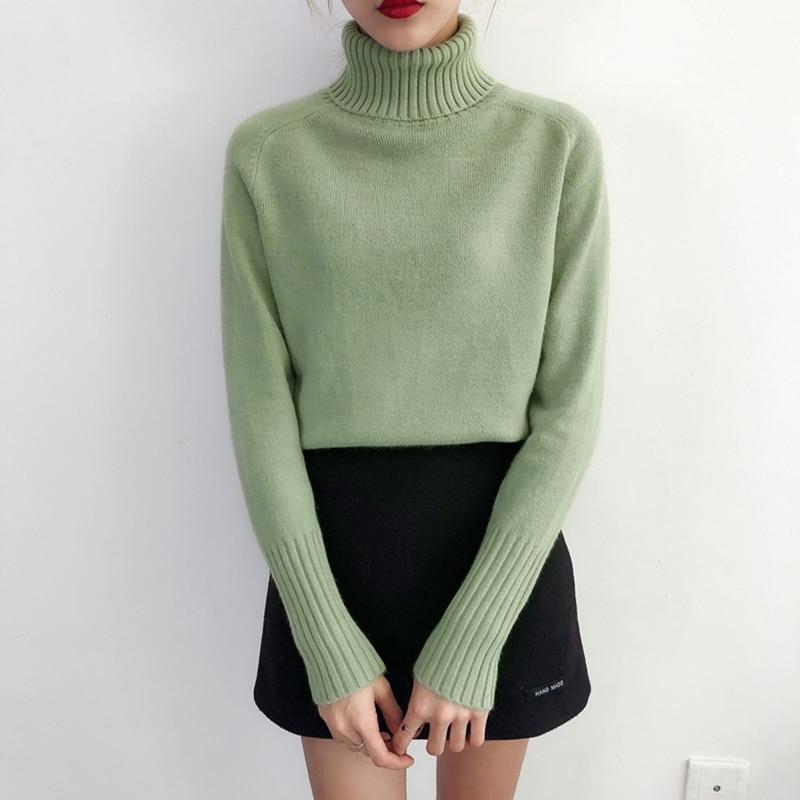 Mika - Winter Warmth Pullover Turtleneck Sweaters 2