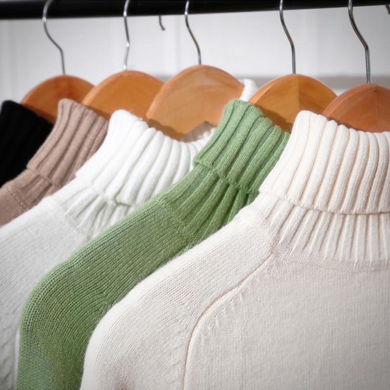 Mika - Winter Warmth Pullover Turtleneck Sweaters 4