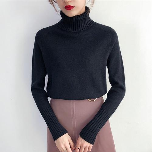 Mika - Winter Warmth Pullover Turtleneck Sweaters 8