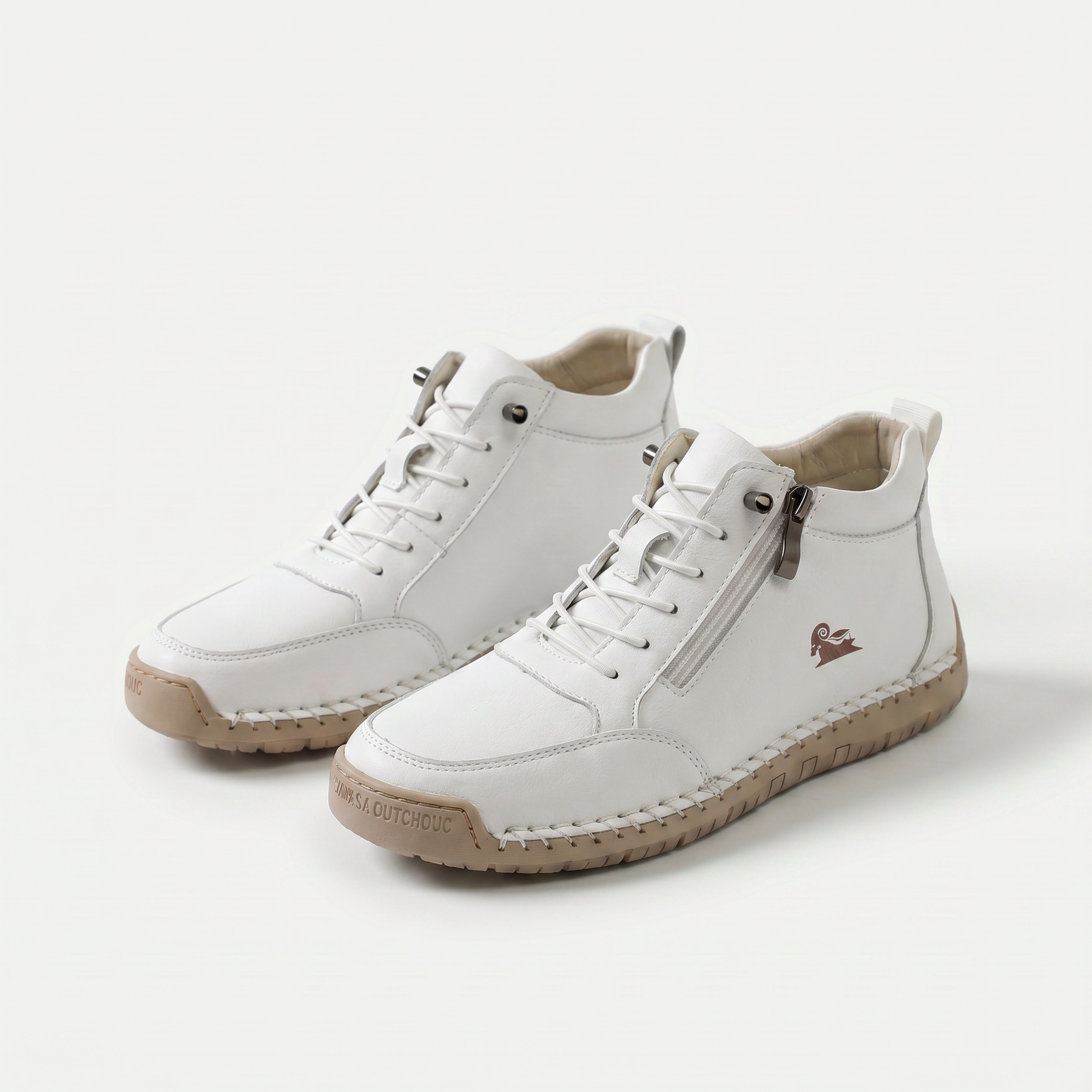 Women's Orthopedic Zip Sneakers – side view | Hensley London