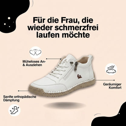 Women's Orthopedic Zip Sneakers – detail view | Hensley London