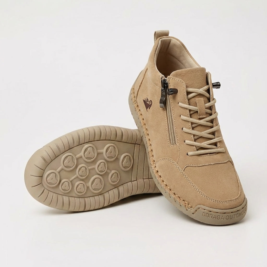 Women's Orthopedic Zip Sneakers – back view | Hensley London