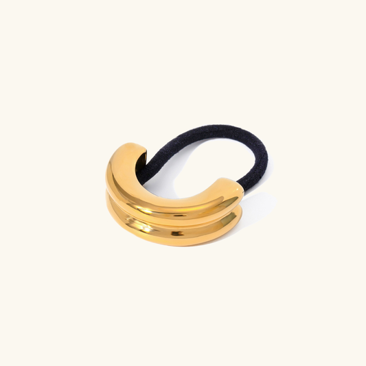 Mini Double Arch Cuff Bracelet for Women – Hypoallergenic 18k Gold-Plated Stainless Steel, Waterproof and Stylish 0
