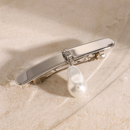 Mirajane Pearl Hair Clip – 18k Gold-Plated Stainless Steel with Freshwater Pearl 3