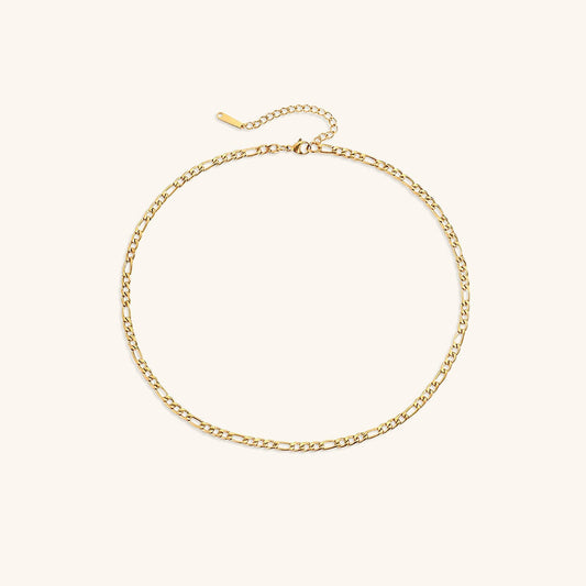 Modern Gold Chain Necklace with Adjustable Lengths – Hypoallergenic Stainless Steel-Plated 14k Gold 0