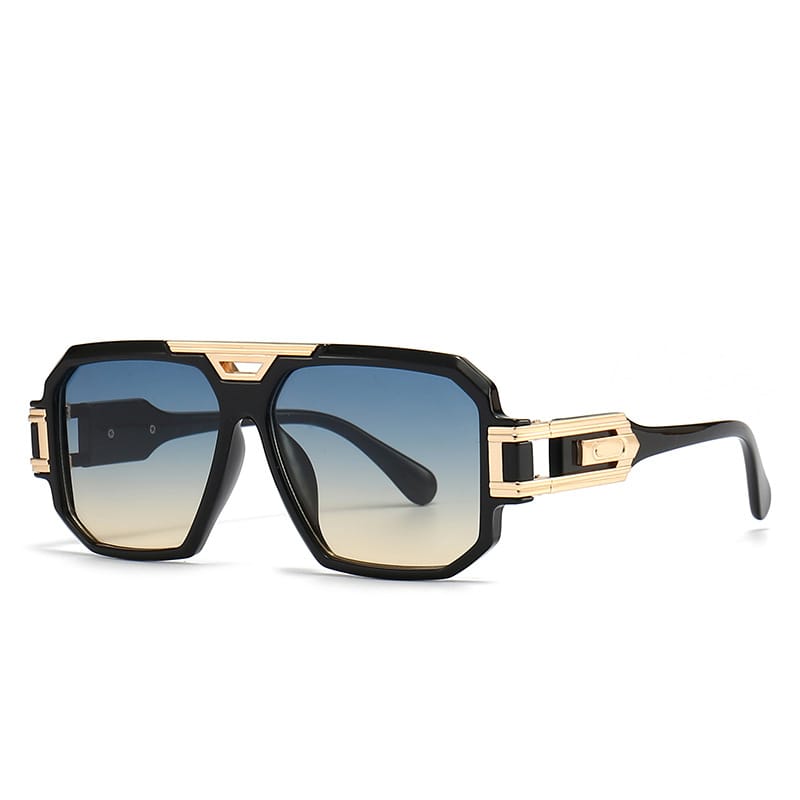 Women's Oversized Square Sunglasses – side view | Hensley London
