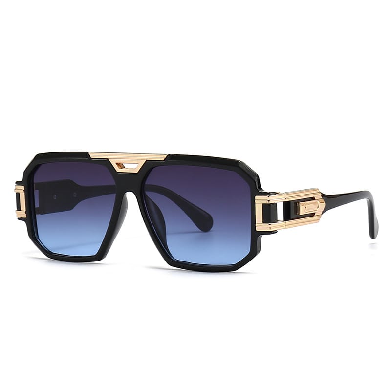 Women's Oversized Square Sunglasses – angle view | Hensley London