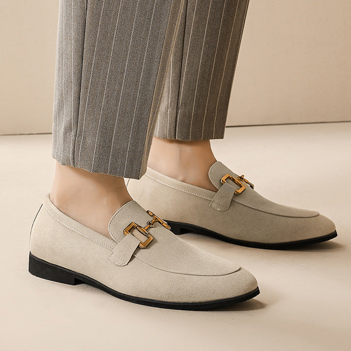 Men's Premium Suede Bit Loafers – sole detail | Hensley London