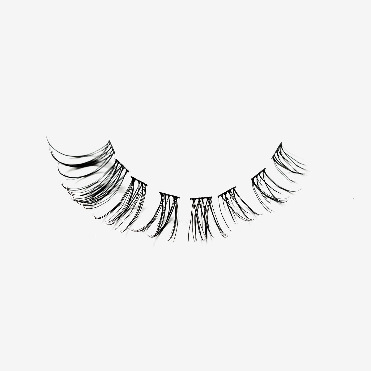 Women's False Eyelashes Kit Black PBT Lightweight Natural Look - 1