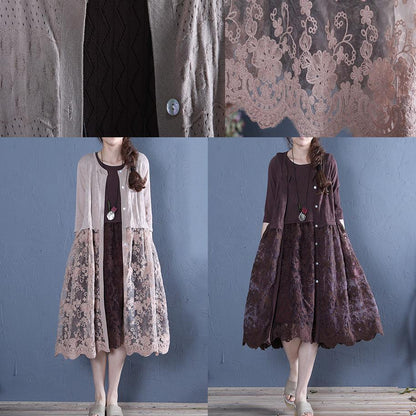 Natura Womens Outerwear | Patchwork Cotton Linen, Summer Style - Image 5