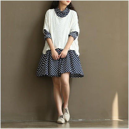Breezy Dotted Sundress | Plus Size Cotton Summer Dress - Image 4