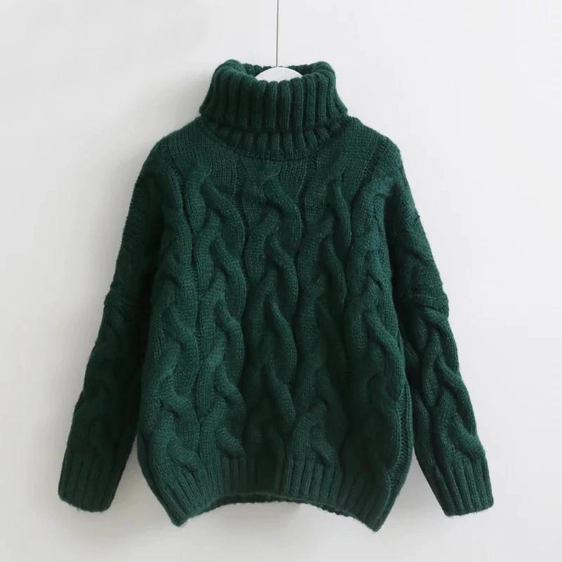 Nickie - Winter Knitted Turtle Neck Sweater 0