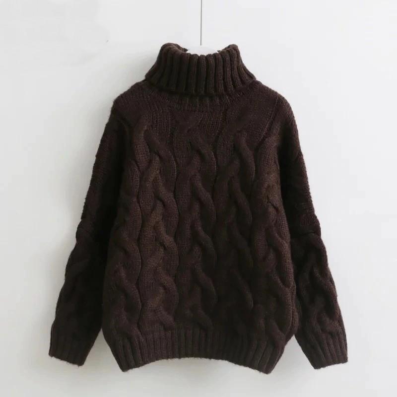 Nickie - Winter Knitted Turtle Neck Sweater 1