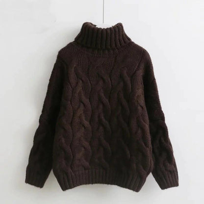 Nickie - Winter Knitted Turtle Neck Sweater 1