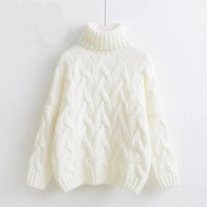 Nickie - Winter Knitted Turtle Neck Sweater 2