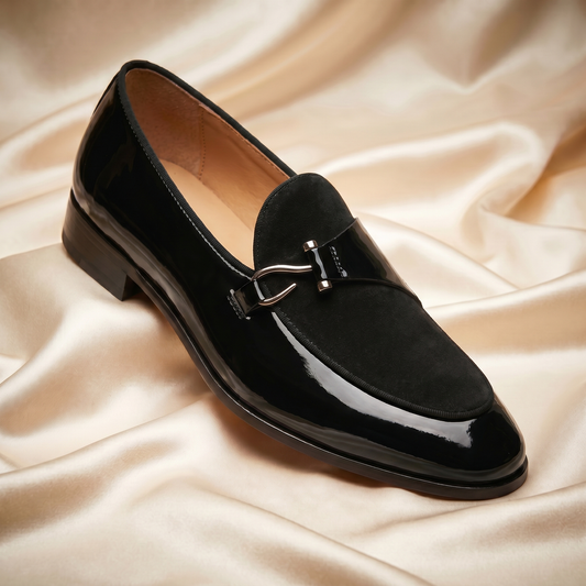 Men's Polished Leather Loafers – Refined Classic Slip-On