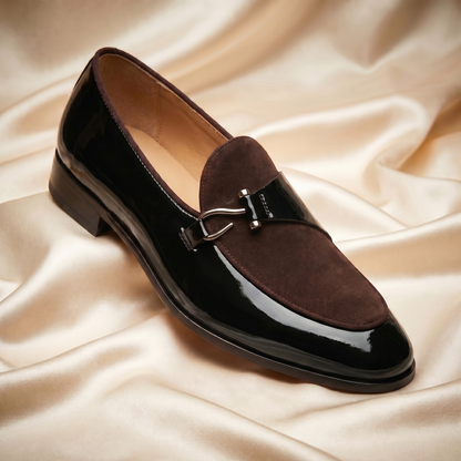 Men's Polished Leather Loafers – Refined Classic Slip-On