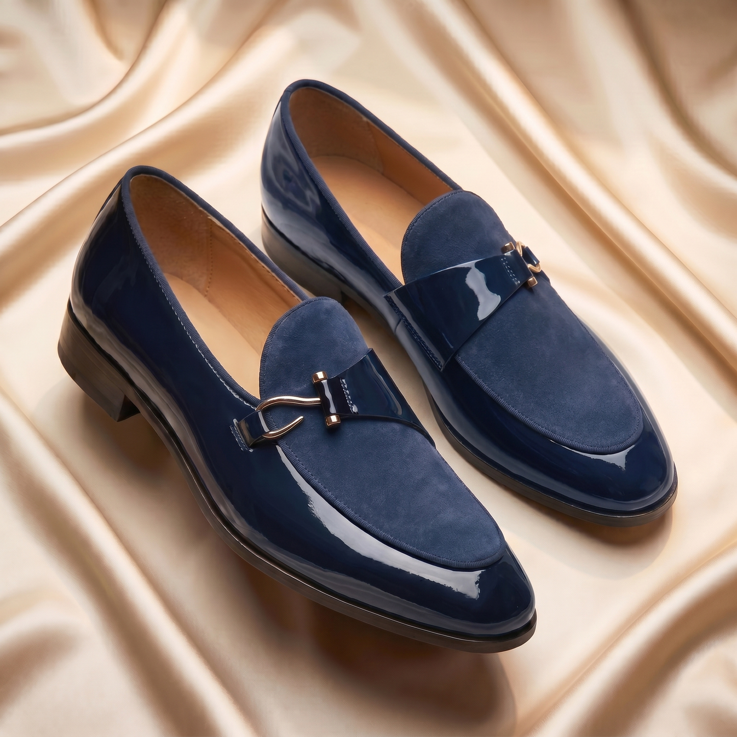 Men's Polished Leather Loafers – Refined Classic Slip-On