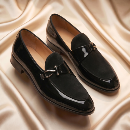 Men's Polished Leather Loafers – Refined Classic Slip-On