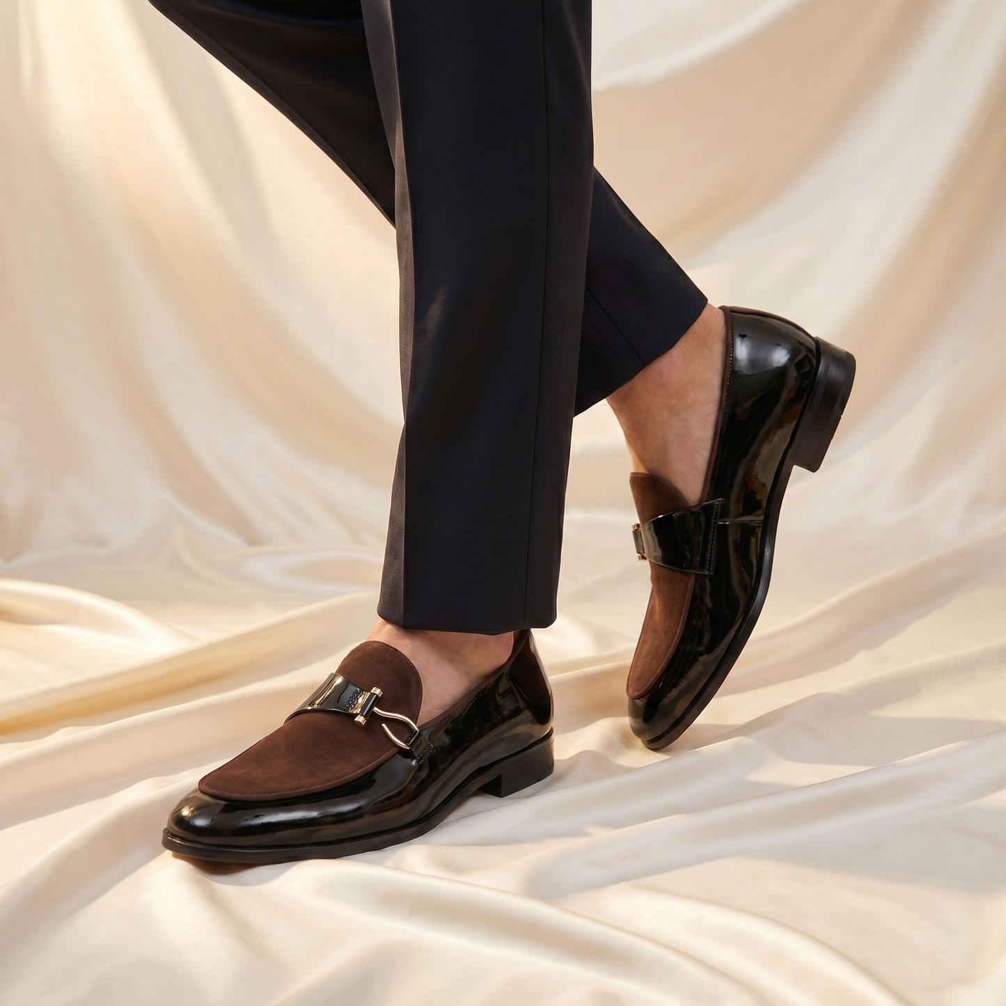 Men's Polished Leather Loafers – Refined Classic Slip-On