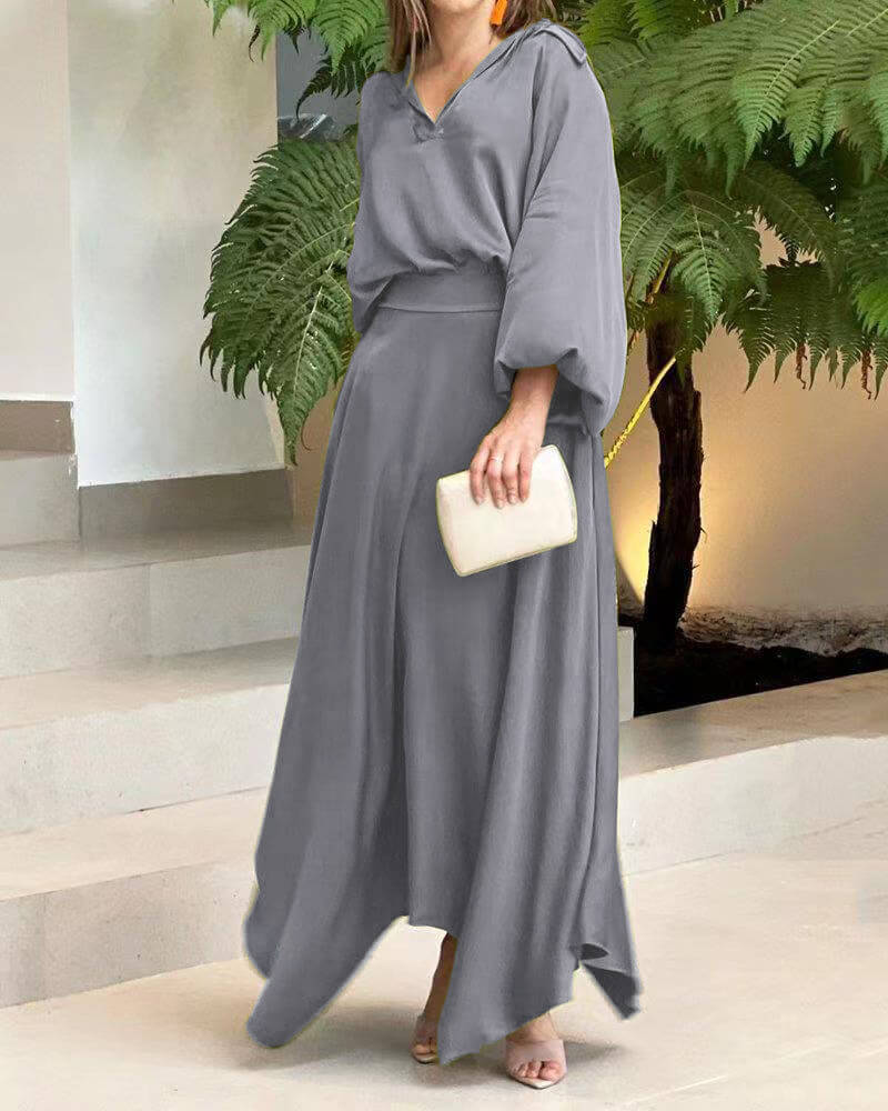 Women's Midi Dress Black Polyester Elegant 6
