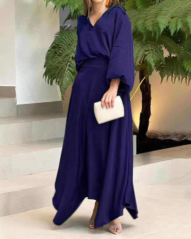 Women's Midi Dress Black Polyester Elegant 4