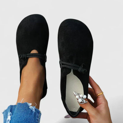 Women's Orthopedic Suede Comfort Loafers – detail view | Hensley London