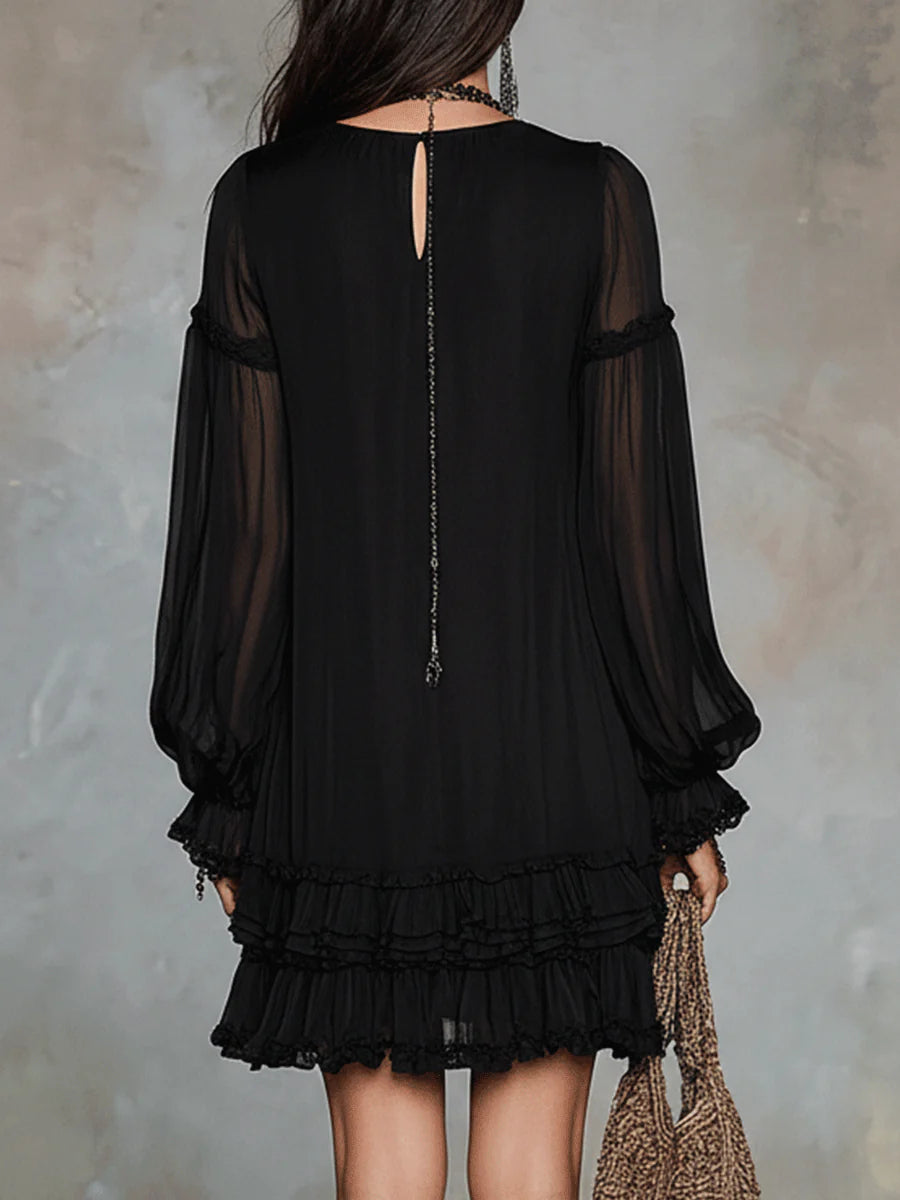 Women's Oriella Mini Dress - side view | Hensley London