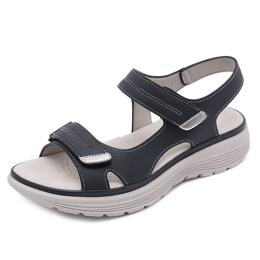Men's Sandals Black Orthopedic Comfortable Supportive Footwear