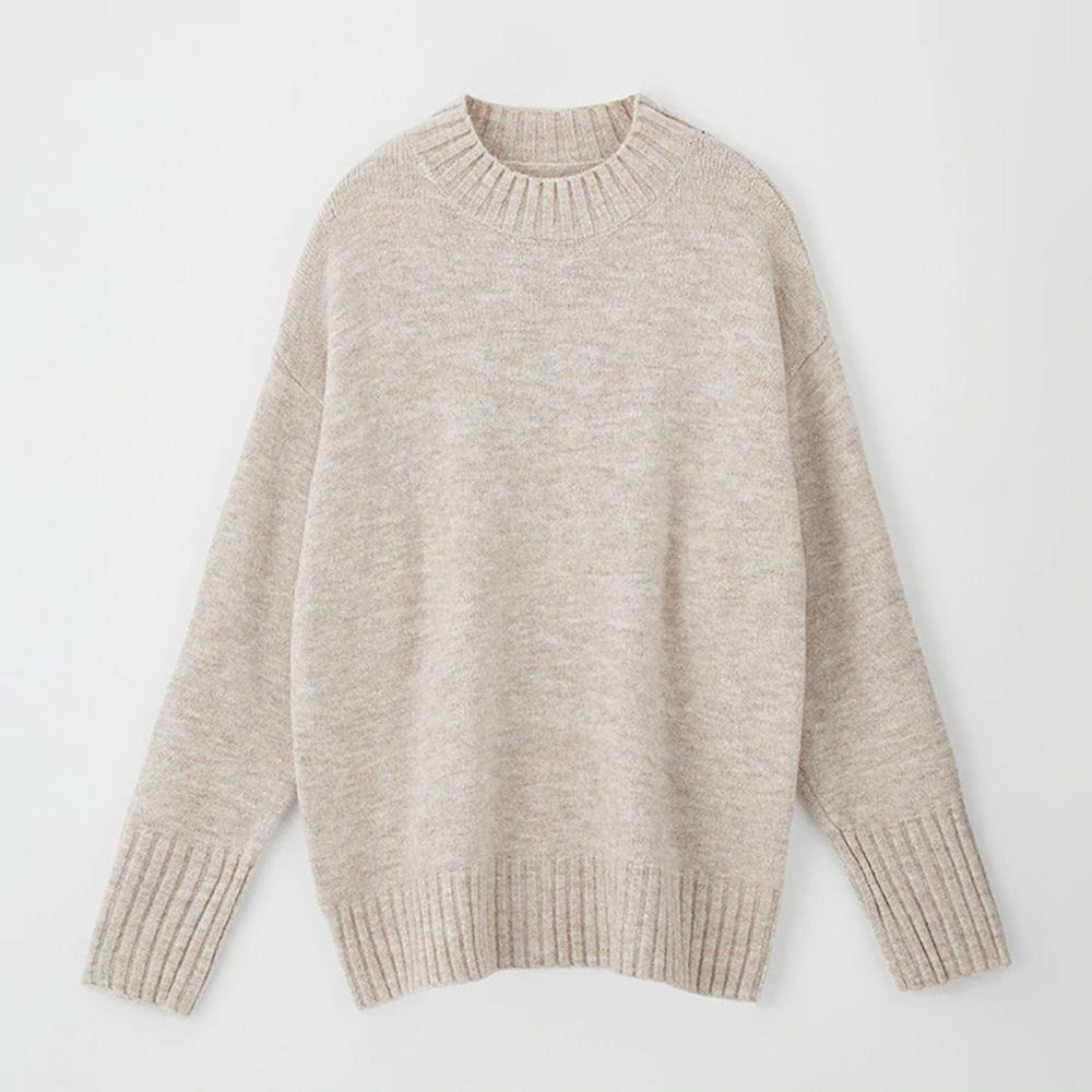 Oversize Winter Knitted Turtleneck Sweater 14