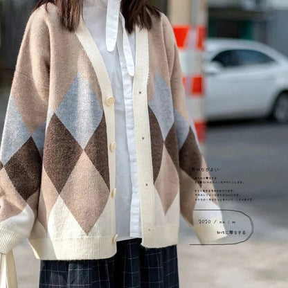Oversized Knitted Winter Fashion Long Sleeve Cardigan Sweaters 9