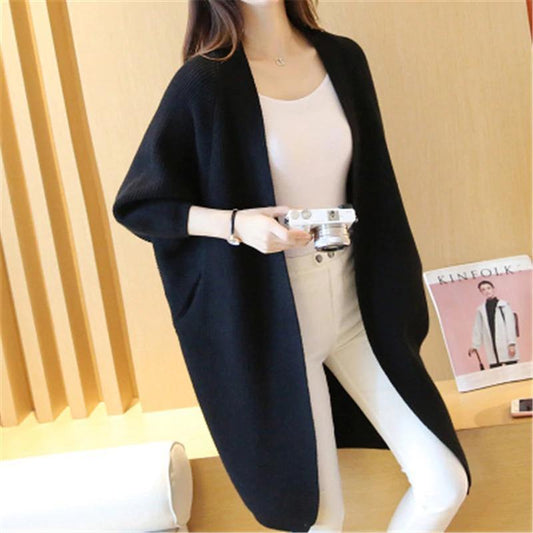 Oversized Rounded Edge Sweater Cardigan 0