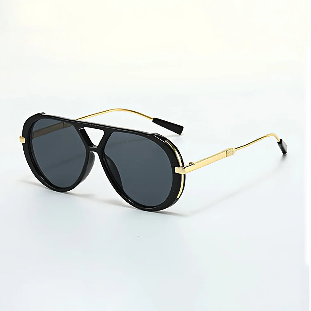 Women's Oversized Aviator Sunglasses – frame detail | Hensley London