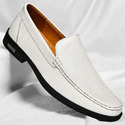 Men's Genuine Leather Loafers – insole and cushioning detail | Hensley London