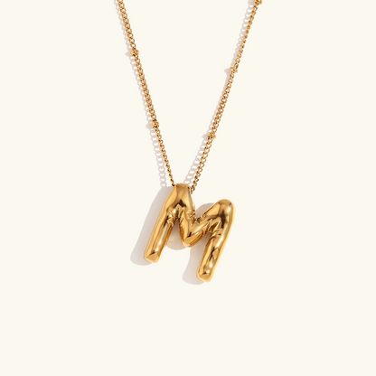 Personalized Gold Initial Necklace - 18k Gold-Plated Pendant, Hypoallergenic Design, 18-Inch Chain 10