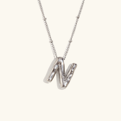 Personalized Gold Initial Necklace - 18k Gold-Plated Pendant, Hypoallergenic Design, 18-Inch Chain 43