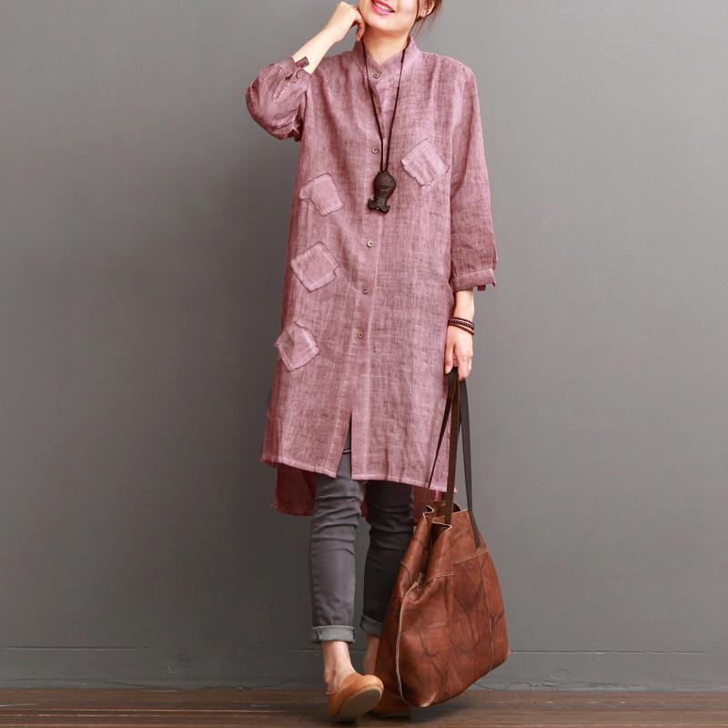 Pinky Summer Dress | Cotton Linen, Comfortable Fit - Image 2