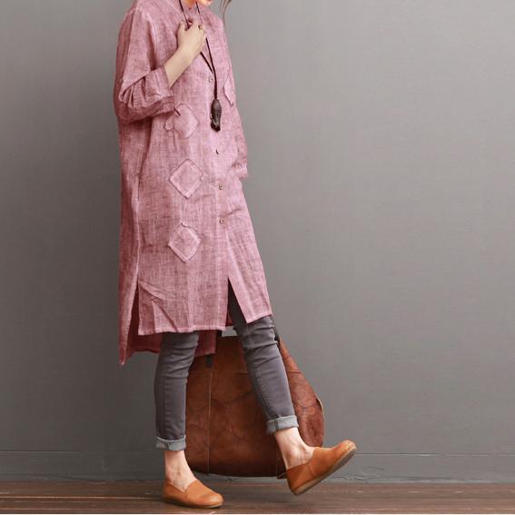Pinky Summer Dress | Cotton Linen, Comfortable Fit - Image 3